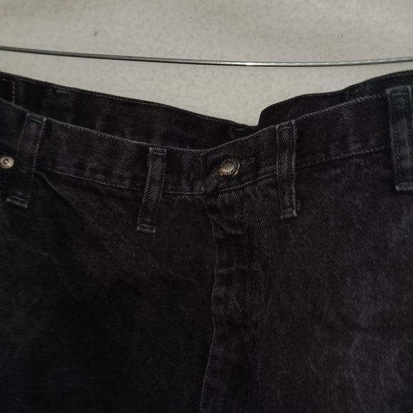 Wrangler Jeans Mens 46x30 Black Authentic‎ Jeans Relaxed Fit - Picture 3 of 9